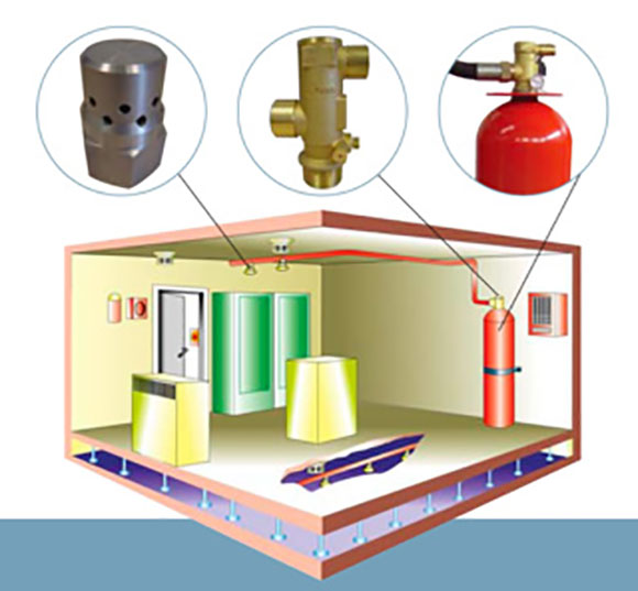 سیستم اطفاء حریق در مراکز داده